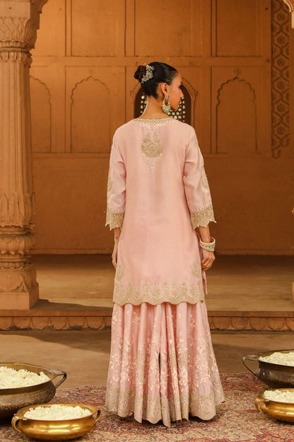 Ayda -  Kurta with Sharara and Dupatta