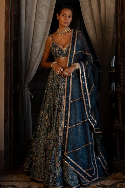 Eila embroidered lehenga Set