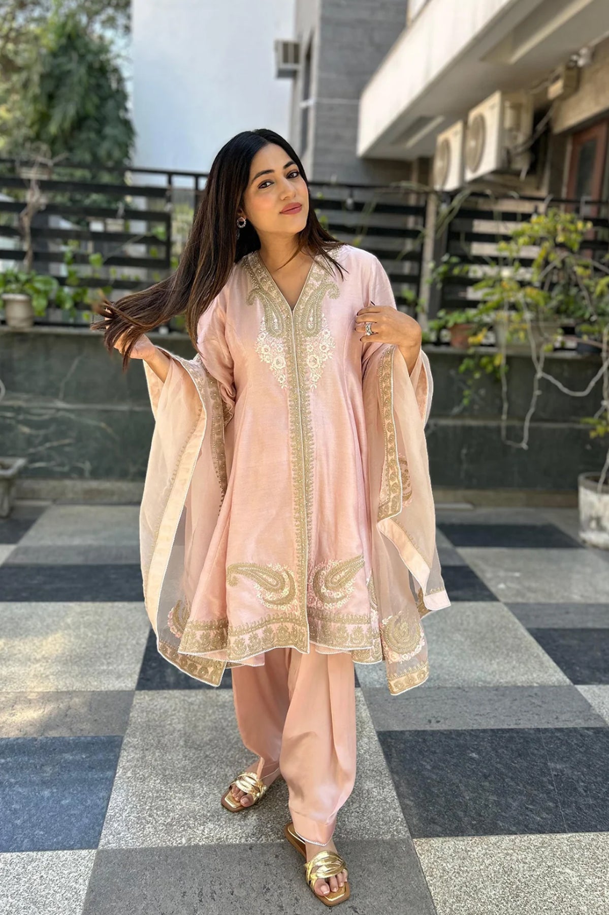 Fajr - Anarkali with Chooridaar and Dupatta