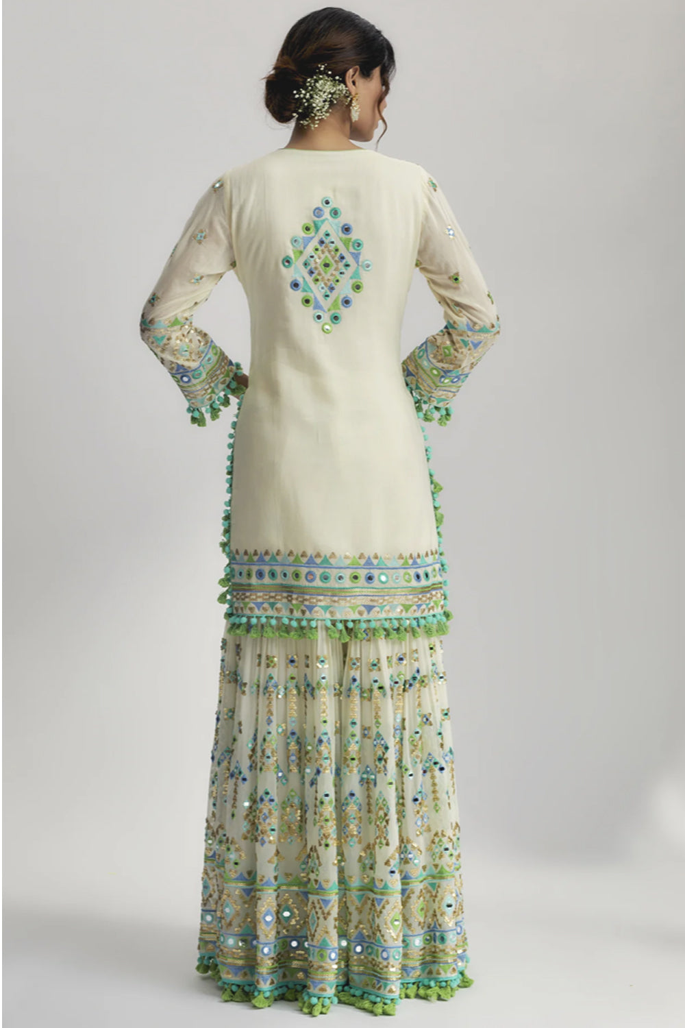 Friya Short Kurta Sharara Set