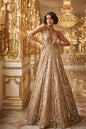 Gold Sequin Gown