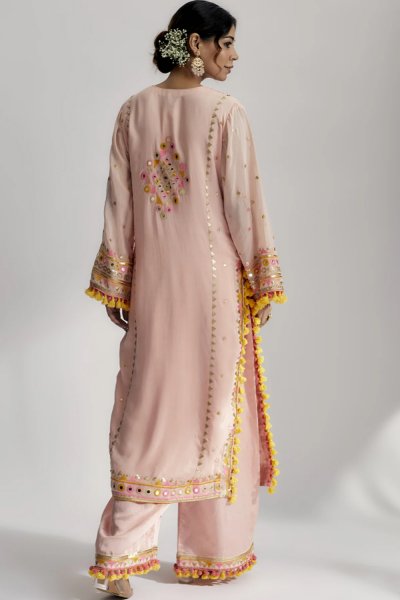 Nishika Long Kurta With Palazzo