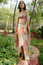 Naksh Print Draped Skirt set