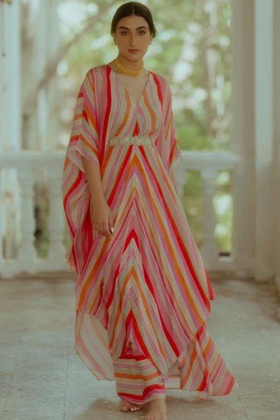 Asymmetric Kaftan Set