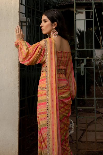 Traditional Classic Pre-Draped Saree