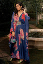 Vibrant shade of Blue Kaftan set