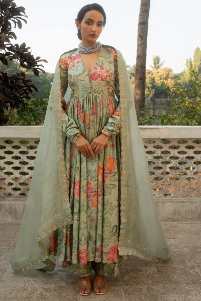 Floral Anarkali