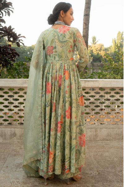 Floral Anarkali