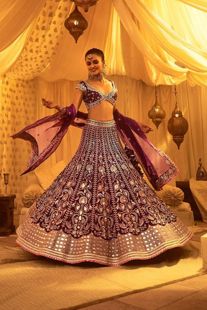 Golconda Sacchi Lehenga Set