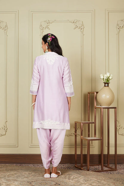 AYIKA -  SHORT KURTA WITH DHOTI