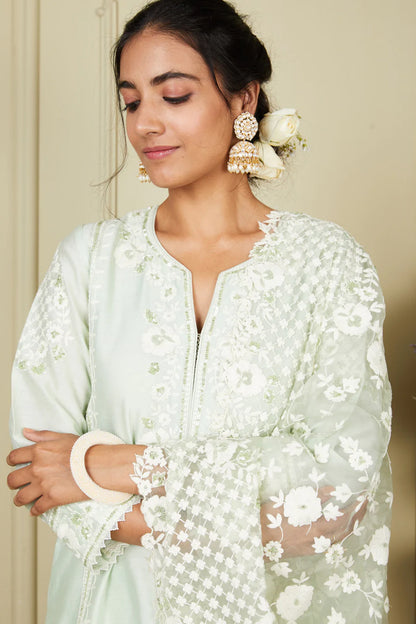 NARGIS -  SHORT KURTA WITH GARARA AND DUPATTA