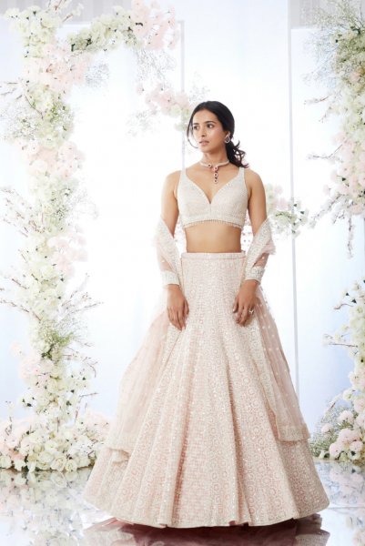 Millenial Pink Lehenga Set