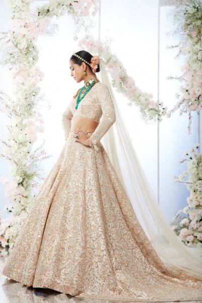 Rose Gold Trail Lehenga Set