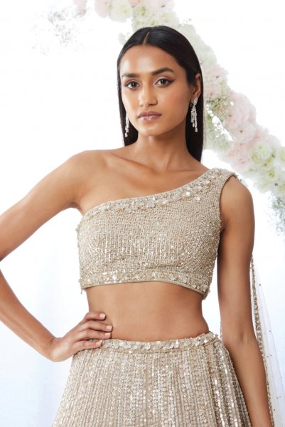 Champgane Sequin Lehenga Set