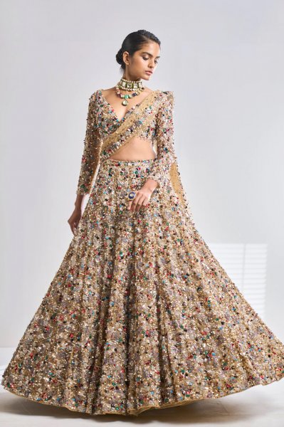 Jewelled Lehenga Set