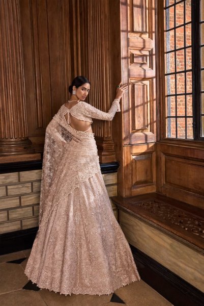 Rose Gold Lehenga Set