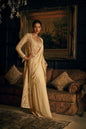 Nude Stitched & Jacket Saree