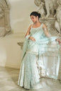 Mint Green Three-Dimensional Sharara Set